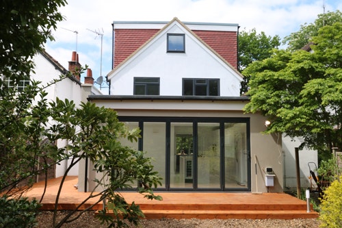 clapham rear extension external appearance